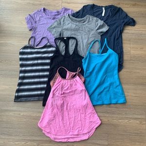 Lululemon size 4 top tank lot